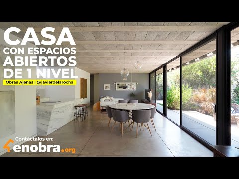 Planos arquitectónicos de casas de una sola planta: diseños únicos y funcionales