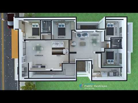 Pisos en Planos Arquitectónicos: Diseños y Distribuciones