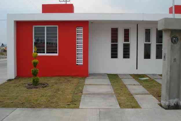 Casas de infonavit rojas