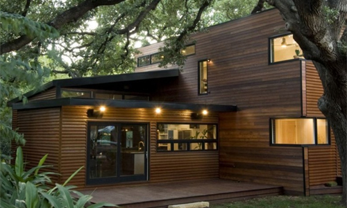Casas de madera modernas