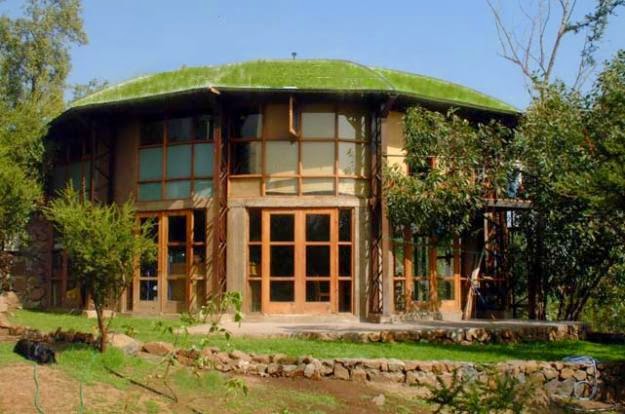 Casas ecologicas fachadas