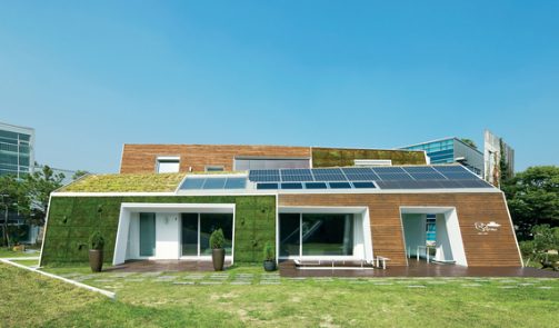 Fachadas para casas ecologicas