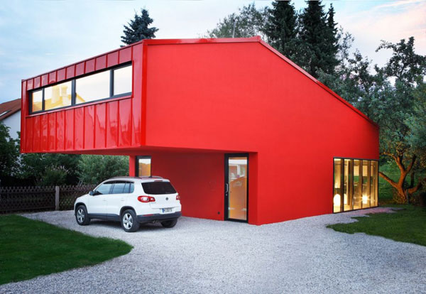 Imagenes de fachadas de casas rojas