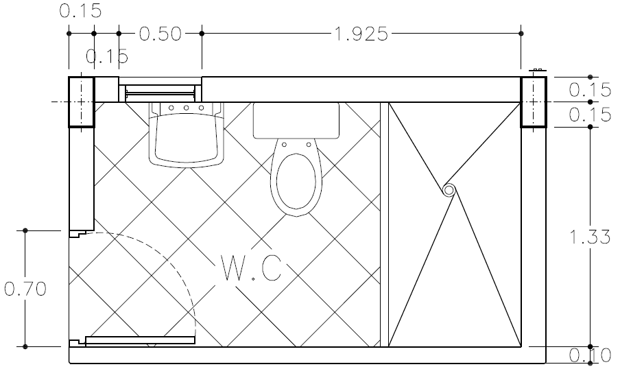 Interpretacion de planos baño