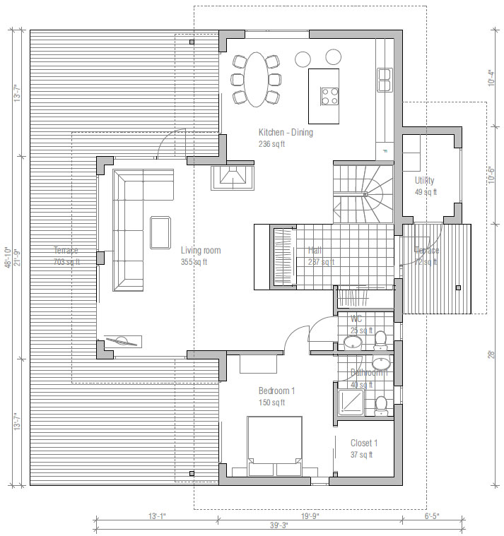 Planos de casa contemporaneos