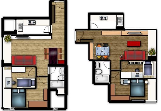 Planos de casas de una planta