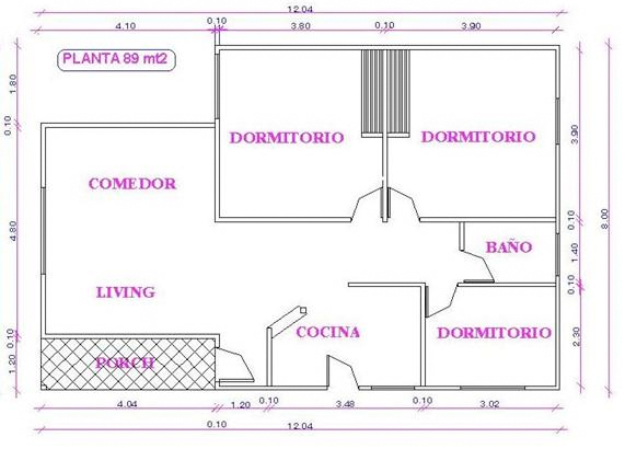 Planos de una casa ver