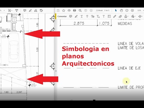 Guía de simbología en planos arquitectónicos en PDF