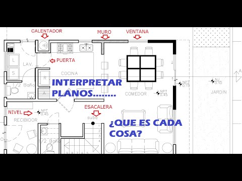 Guía para leer planos arquitectónicos